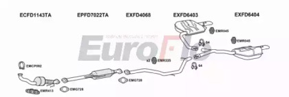 Система выпуска ОГ EuroFlo FDGAL22D 6004B